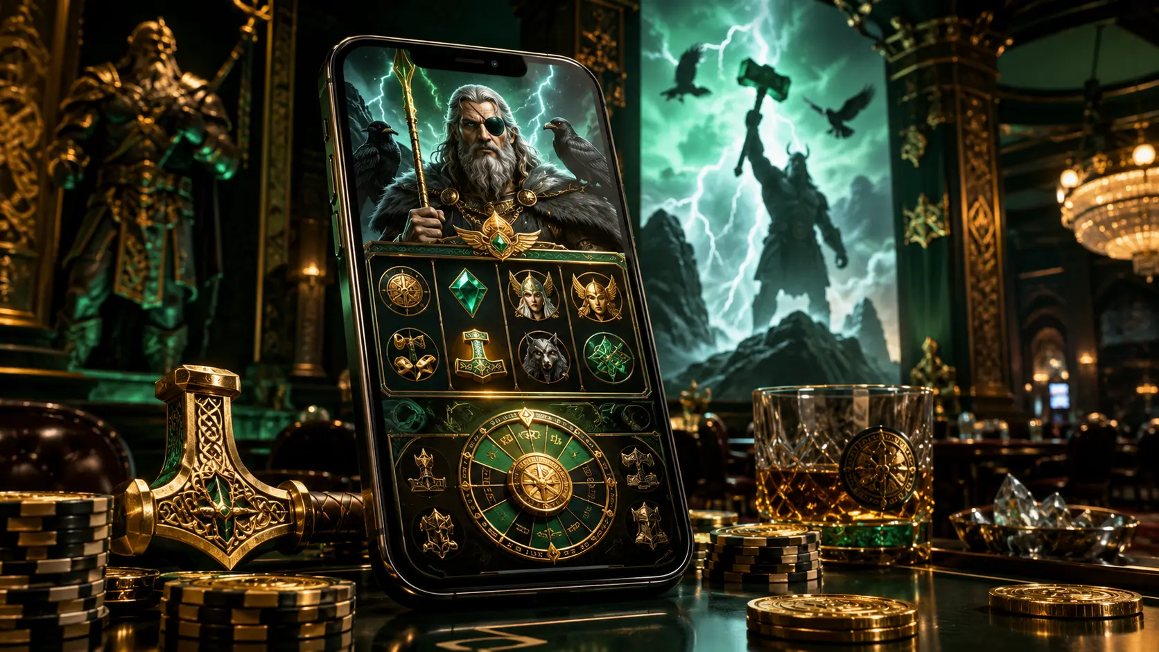 Godz casino and sportsbook on a phone